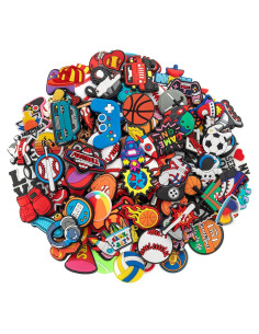 30 Piezas Encantos Aleatorios para Zapatos MelleFlarynsun PVC