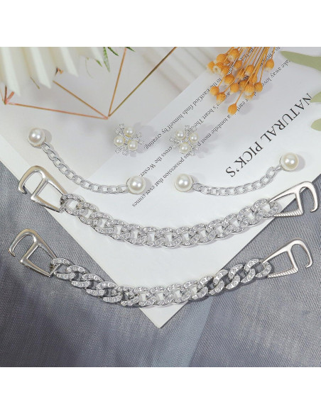 18 Charms de Zapatos con Rhinestones y Perlas - Decoración DIY