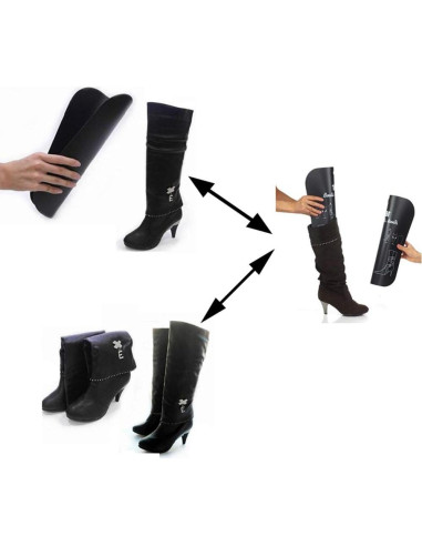 Sostenedor de Forma para Botas SYBL - 2 Pares 40.64 cm Negro