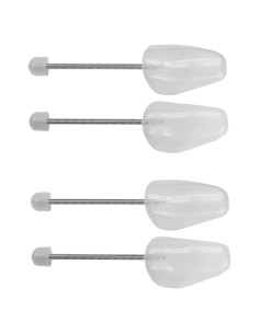 Formadores de Zapatos Plásticos Ajustables 33cm - 2 Pares