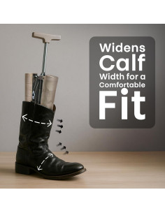 Estirador de Botas de Pantorrilla Ancha y Eje - Metal Resistente 2