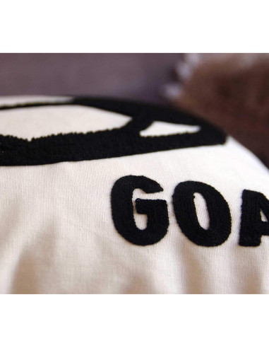 Funda de Almohada Decorativa DECOPOW Fútbol Bordado 45 cm