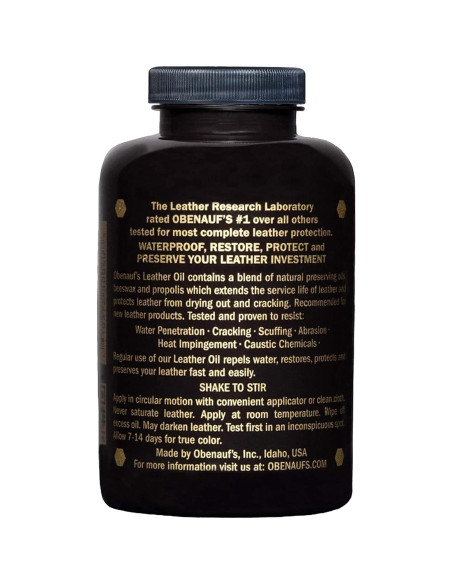 Acondicionador de Cuero Obenauf's 473ml - Restaura y Protege Acondicionador de Cuero Obenauf's 473ml - Restaura y Protege