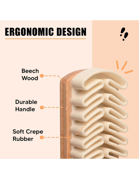 Cepillo de Suede Shoe Mistri - Limpieza Efectiva para Zapatos