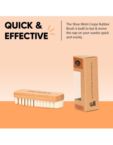 Cepillo de Suede Shoe Mistri - Limpieza Efectiva para Zapatos