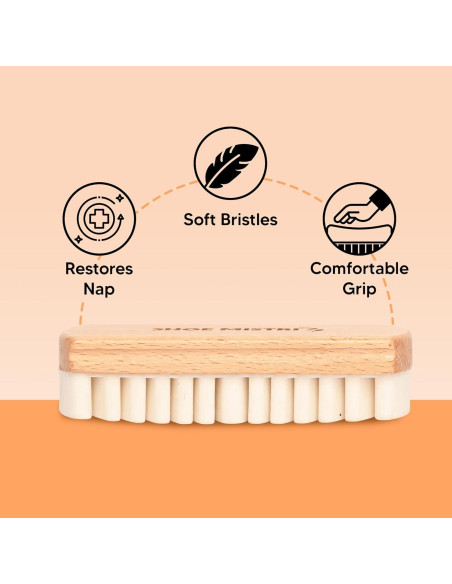 Cepillo de Suede Shoe Mistri - Limpieza Efectiva para Zapatos