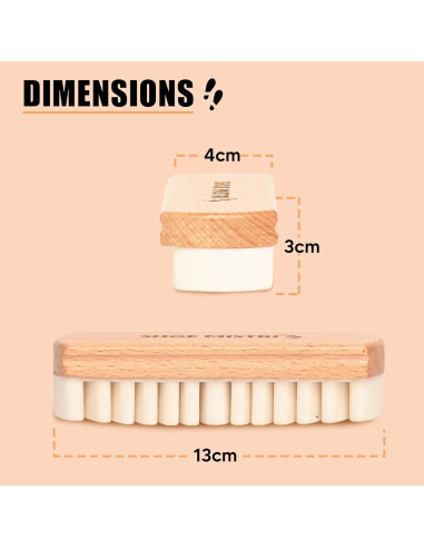 Cepillo de Suede Shoe Mistri - Limpieza Efectiva para Zapatos