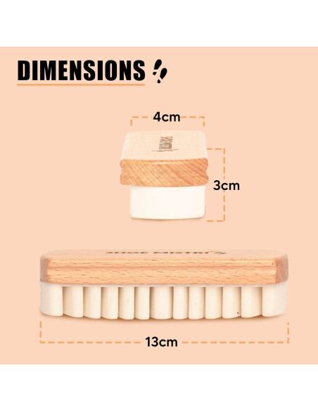 Cepillo de Suede Shoe Mistri - Limpieza Efectiva para Zapatos