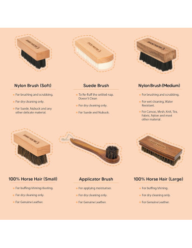 Cepillo de Suede Shoe Mistri - Limpieza Efectiva para Zapatos
