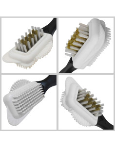 Cepillo de limpieza JobSite para gamuza y nobuck 4 lados 2