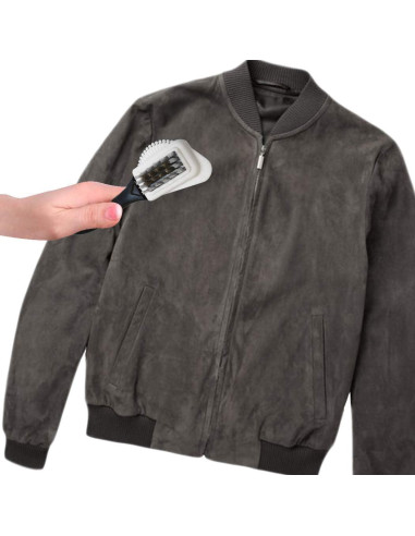 Cepillo de limpieza JobSite para gamuza y nobuck 4 lados