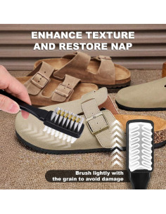 Kit de Limpieza para Zapatos XANGNIER 3 Piezas Ante Nubuck 2