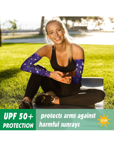 Mangas de Jardinería Jeyiour 18 Pares Protección Solar UV