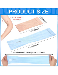 Set 8 Pares Mangas de Compresión SATINIOR para Brazo Mujer 2