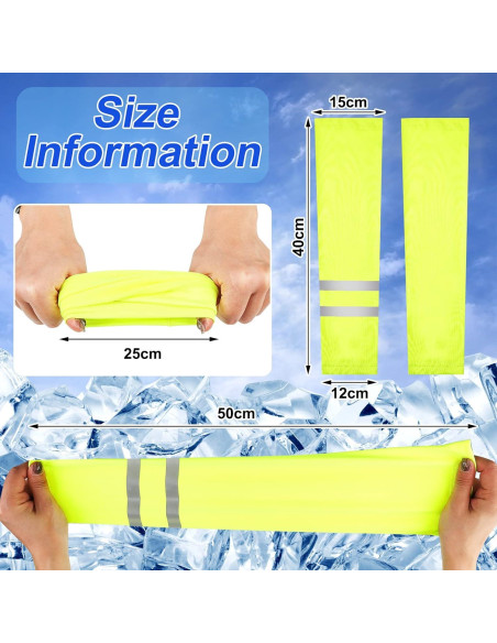 Mangas de Protección Solar UV SATINIOR 6 Pares para Deportes