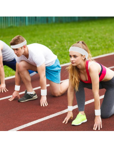 Juego de 6 Bandas para Sudor AOZUO - Cabeza y Muñequera 2