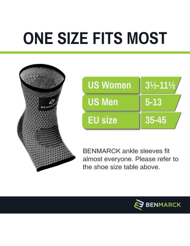 Manga de Compresión para Tobillo Benmarck - Alivio Fascitis Plantar