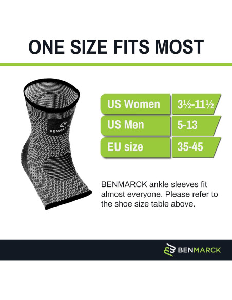 Manga de Compresión para Tobillo Benmarck - Alivio Fascitis Plantar