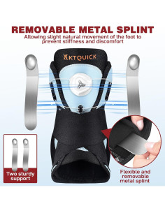 Férula para Tobillo KTQUICK Ajustable Transpirable S (5-8.5 US) 2
