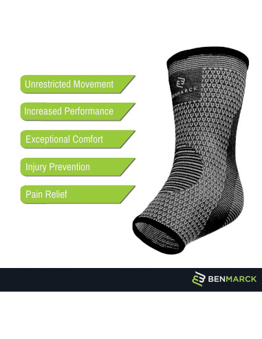 Manga de Compresión para Tobillo Benmarck - Alivio Fascitis Plantar