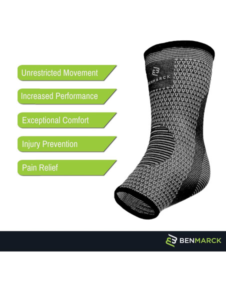 Manga de Compresión para Tobillo Benmarck - Alivio Fascitis Plantar