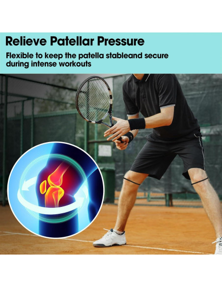 2 Correas Soporte Tendón Patelar KAIJIELY - Alivio Dolor Rodilla