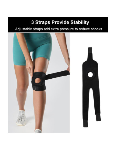 Férula Rodilla SUJAYU Ajustable Compresión Negro