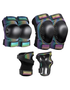 Conjunto de Protección XINDAER 3 en 1 Rodilleras y Codilleras