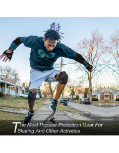 Conjunto de Protección XINDAER 3 en 1 Rodilleras y Codilleras 2