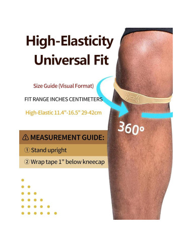 Faja para Rodilla Patella 2-Pack - Alivio Tendinitis Patelar