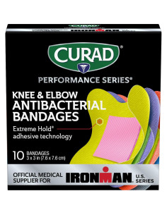 CURAD Curitas Antibacterianas IRONMAN 10 Unidades 7.62 cm 2