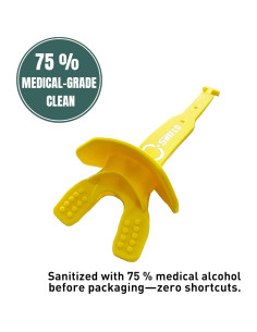 Protector Bucal O Shield Vortex Amarillo/Dorado Profesional 2