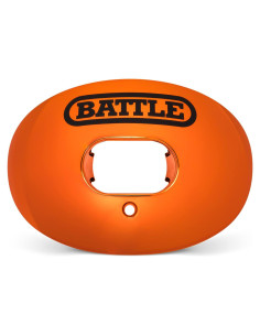 Protector Bucal de Fútbol Battle Sports Chrome Oxygen Naranja
