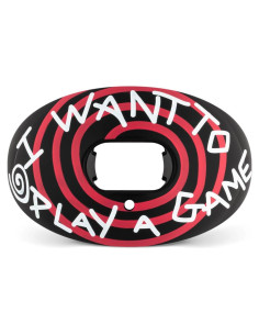 Protector Bucal de Fútbol Battle Oxygen - Talla Única Rojo