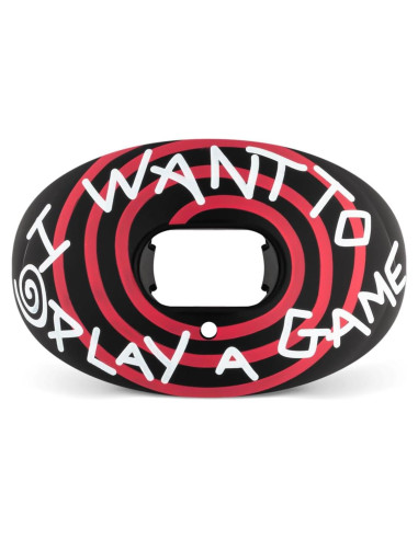 Protector Bucal de Fútbol Battle Oxygen - Talla Única Rojo