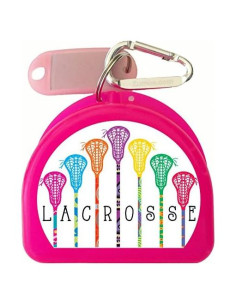 Estuche para Protector Bucal Lacrosse 7 Rosa - Duradero y Seguro