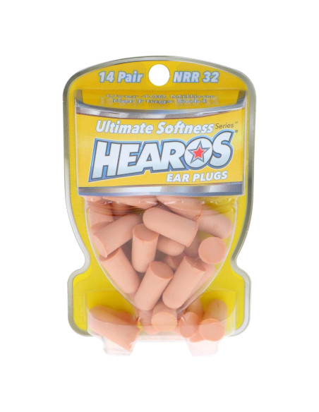 Tapones para Oídos HEAROS Ultimate Softness 14 Pares