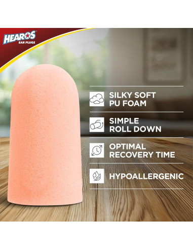 Tapones para Oídos HEAROS Ultimate Softness 14 Pares