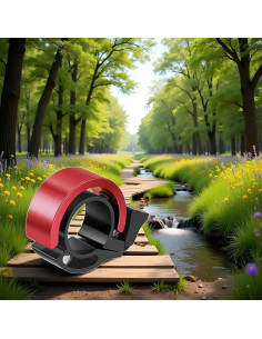 Bocina Invisible Jowxsx para Bicicleta de Montaña Roja 2