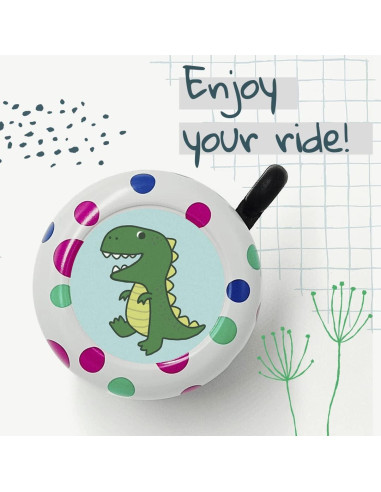 Timbre de Bicicleta ONIPAX Sonido Fuerte Dinosaurio Colorido