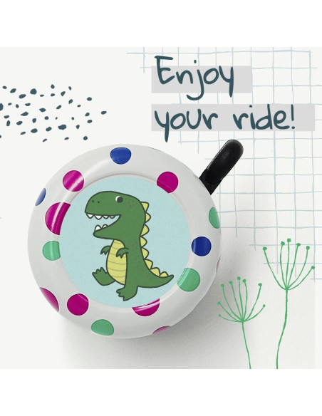 Timbre de Bicicleta ONIPAX Sonido Fuerte Dinosaurio Colorido