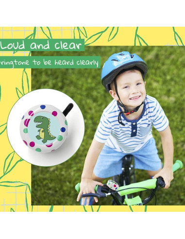 Timbre de Bicicleta ONIPAX Sonido Fuerte Dinosaurio Colorido