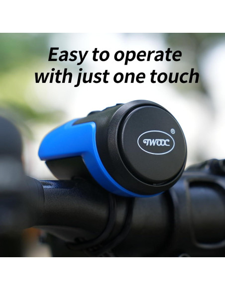 Bocina Eléctrica para Bicicleta Phidinova 125dB Impermeable