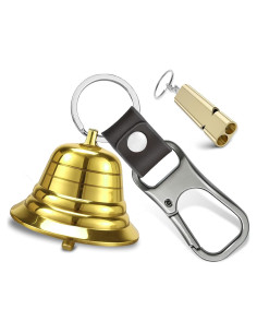 Campana de Oso Ruidosa NedFoss 120dB con Silbato y Mosquetón