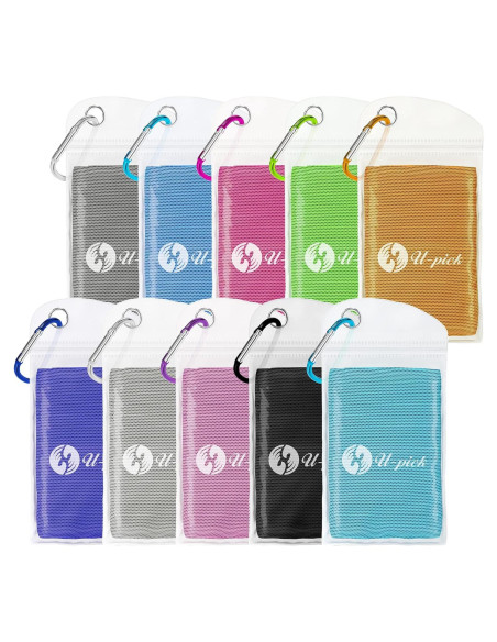 Toalla de Enfriamiento U-pick 10 Unidades 101.6x30.5 cm Microfibra Toalla de Enfriamiento U-pick 10 Unidades 101.6x30.5 cm Microfibra