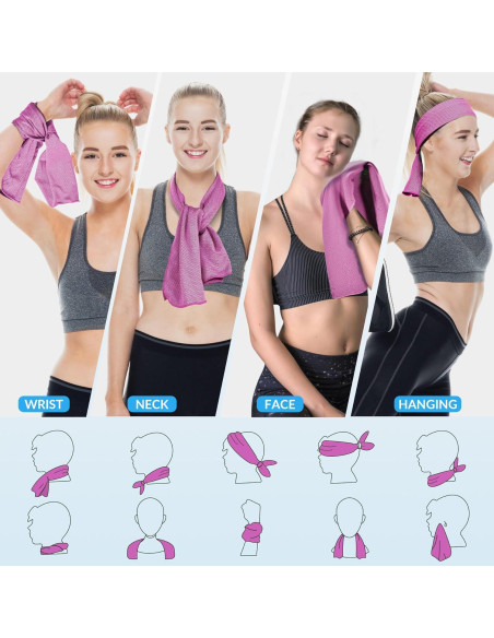 Toalla de Enfriamiento U-pick 10 Unidades 101.6x30.5 cm Microfibra Toalla de Enfriamiento U-pick 10 Unidades 101.6x30.5 cm Microfibra