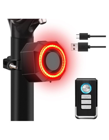 Luz Trasera Inteligente NineLeaf KS-SF33R con Alarma 113dB