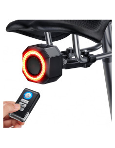 Luz Trasera de Bicicleta WSDCAM KS-SF33R con Alarma 110dB