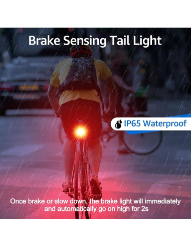 Luz Trasera Inteligente NineLeaf KS-SF33R con Alarma 113dB