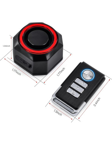 Luz Trasera Inteligente NineLeaf KS-SF33R con Alarma 113dB